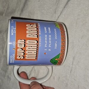 Nintendo Super Mario Brothers Retro Coffee Mug Handwash Only Digital Print Games